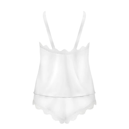 Smooth Satin Top & Panty Obsessive Prima Neve by Obsessive Lingerie