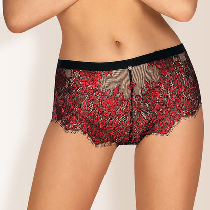 Obsessive Redessia Sheer Seductive Lace Shorties Panty