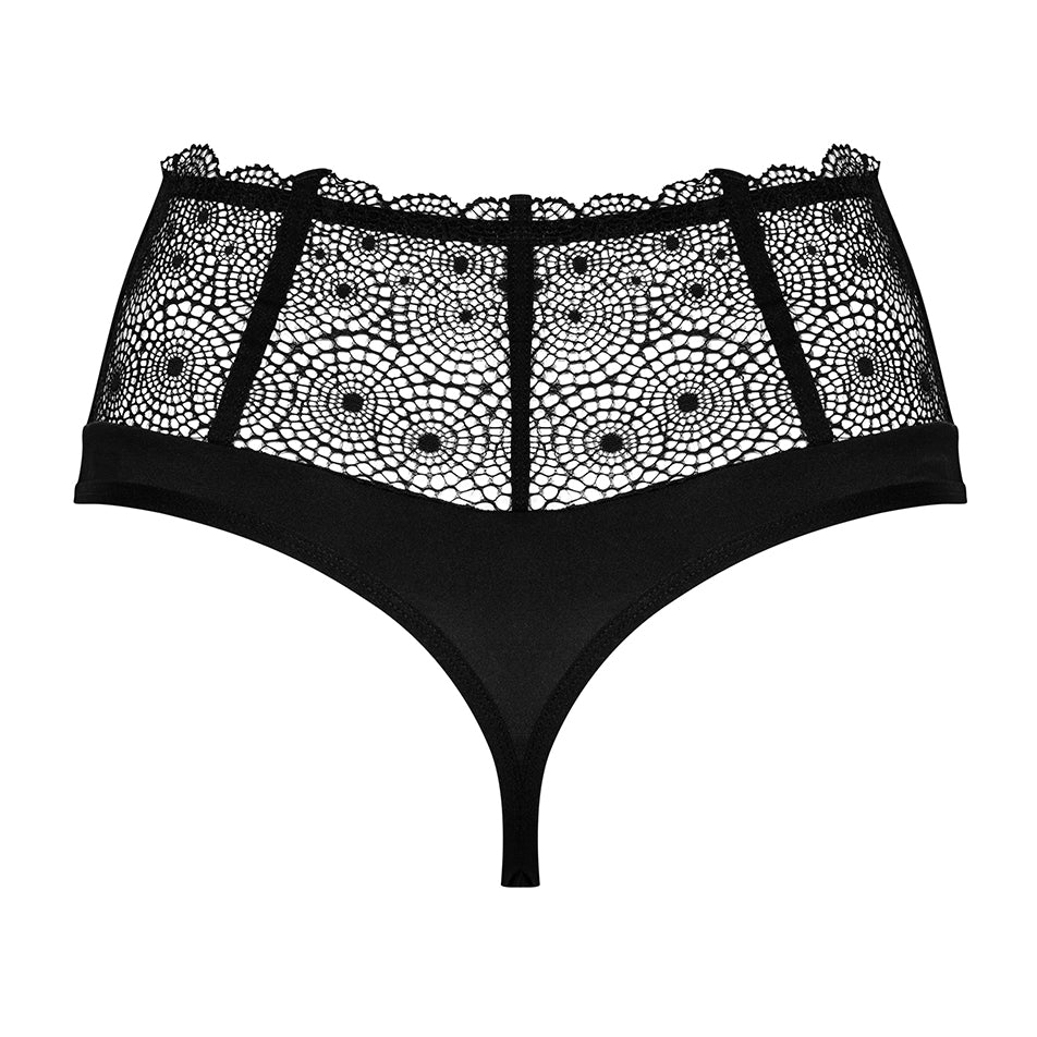Obsessive Sharlotte Seductive Lace High Waist Panty