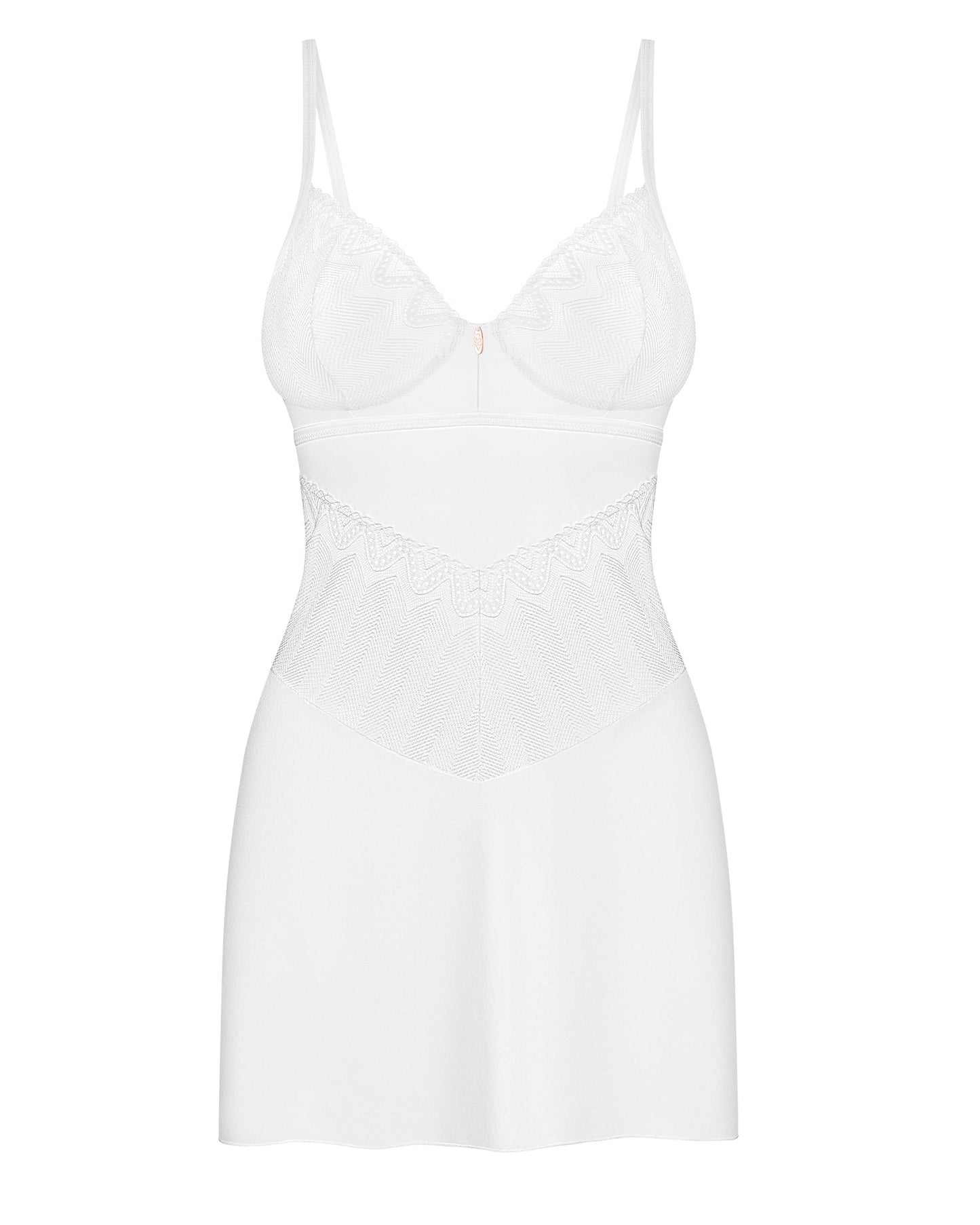 Obsessive Alissium Sheer Mesh Chemise & Thong Panty