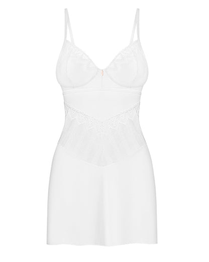 Obsessive Alissium Sheer Mesh Chemise & Thong Panty