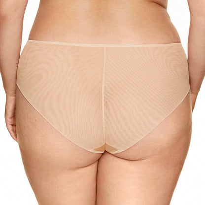 Gorteks Pamela Beige Semi Sheer Bikini Panty