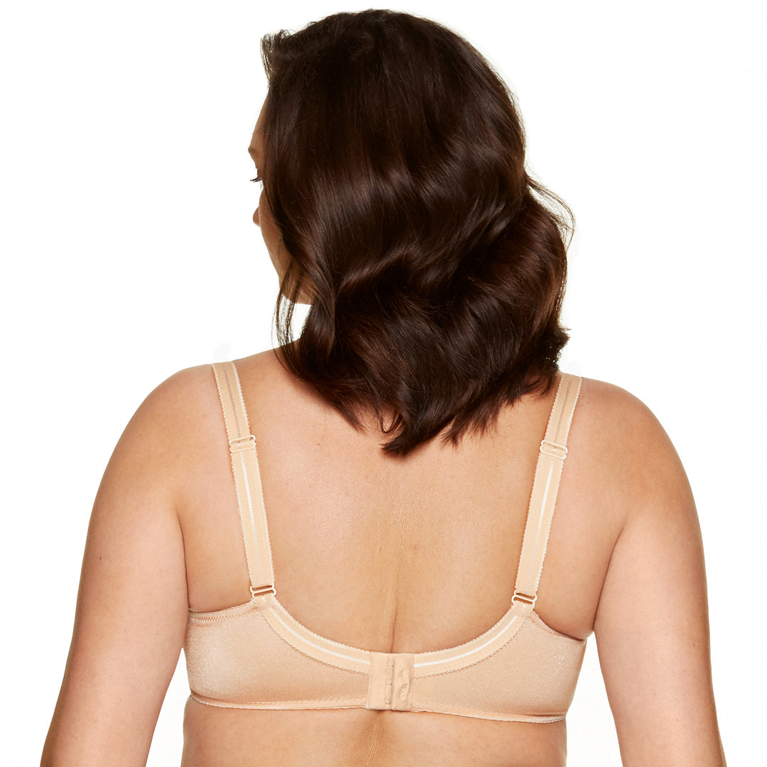 Gorteks Pamela Beige Sheer Mesh Balconette Bra