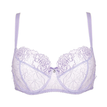 Gorteks Pamela Lavender Sheer Mesh Balconette Bra