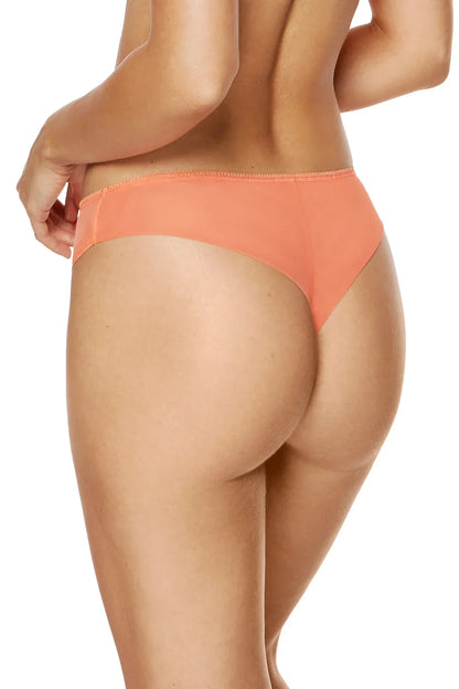 Gorteks Pamela Peach Semi Sheer Thong Panty