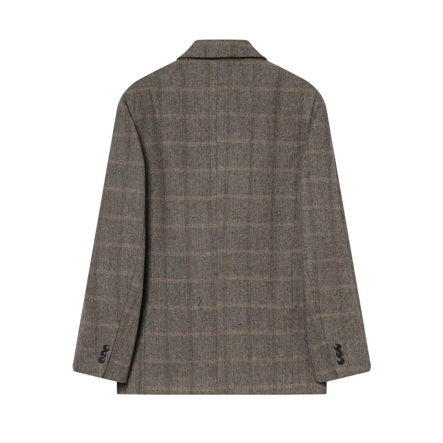 Plaid Wool-Blend Blazer SOHO New Collection FASHION BYMANYC ® New York-1