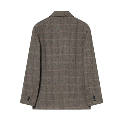 Plaid Wool-Blend Blazer SOHO New Collection FASHION BYMANYC ® New York-1