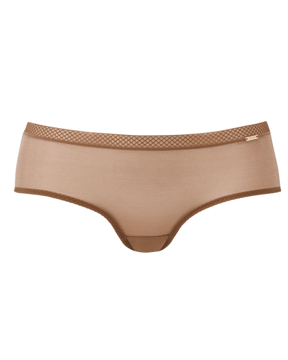 Gossard Glossies Sheer See Through Shorts Panty Bronze-2
