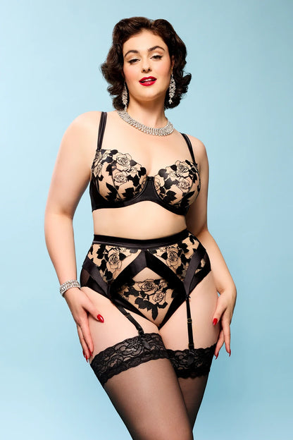 Dita Von Teese Rosabelle Suspender Black