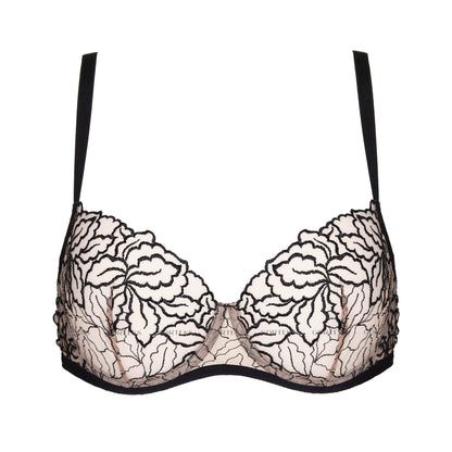 Gorteks Rumi Sheer Mesh Demi Cup Bra