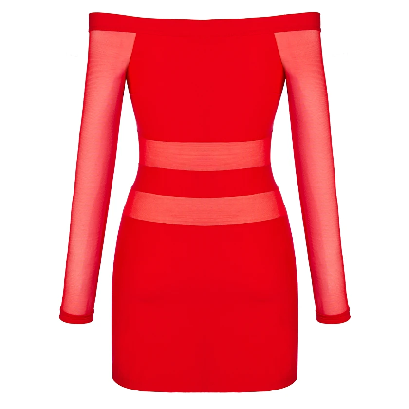 Sexy Red Dress Axami Party at Ibiza by Axami Lingerie