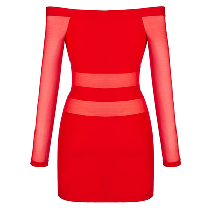 Sexy Red Dress Axami Party at Ibiza by Axami Lingerie