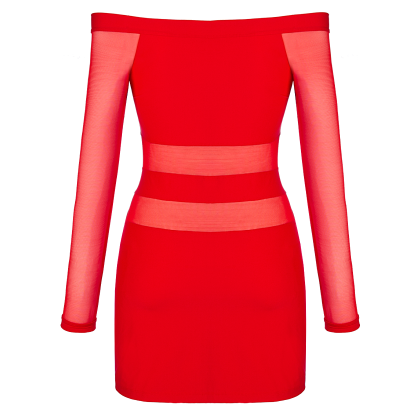Axami Party at Ibiza Red Dress-3