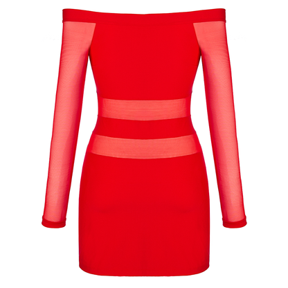 Axami Party at Ibiza Red Dress-3