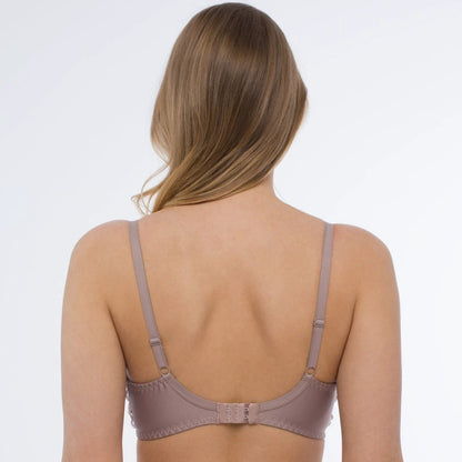 Sheer Mesh Tulle Tulip Seam Full Figure Bra Rosalia by Samanta Lingerie
