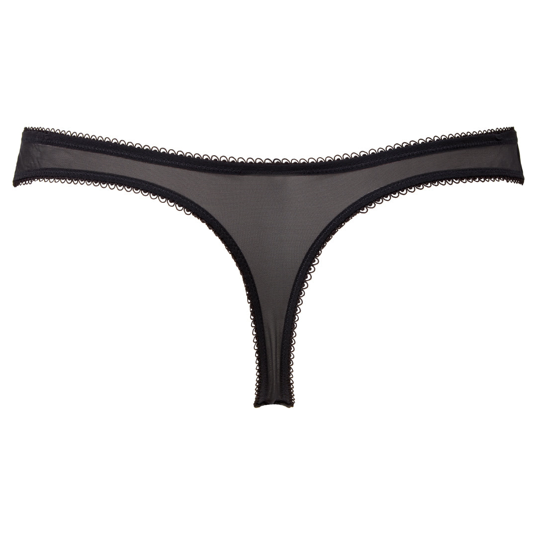 Gossard Superboost Lace Electric Blue Sheer Thong Panty