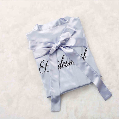 Before the Vows Personalized Satin Bridal Party Robe