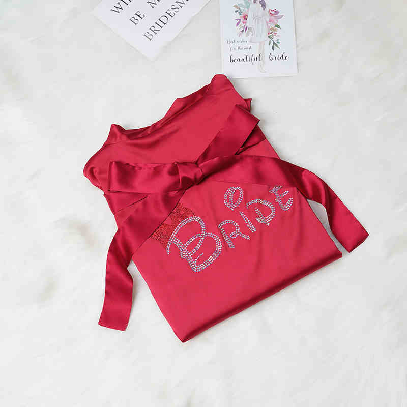 Before the Vows Personalized Satin Bridal Party Robe