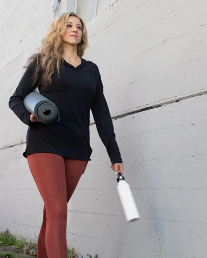 Hello Sunshine UPF Hoodie – Booya Black by Handful