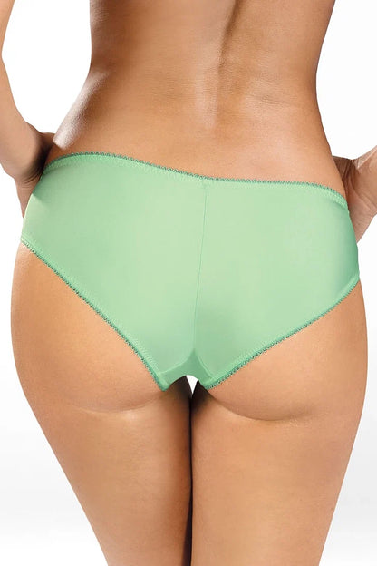 Semi Sheer Boyshorts Panty Sawren Mint