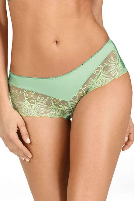 Semi Sheer Boyshorts Panty Sawren Mint