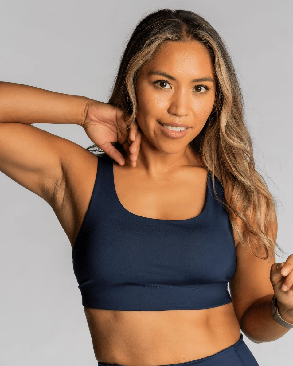Off The Hook Bra – Night Swim Navy by Handful