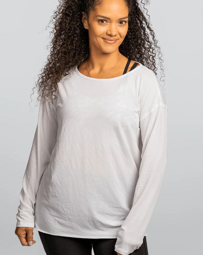 Hello Sunshine UPF Long Sleeve – No Headlights White by Handful