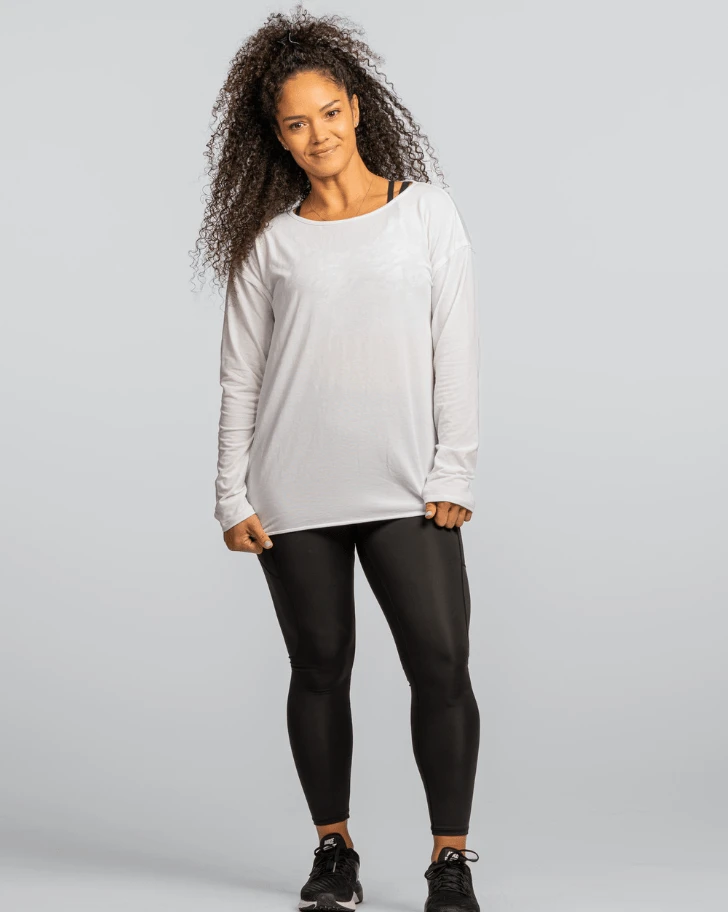 Hello Sunshine UPF Long Sleeve – No Headlights White by Handful