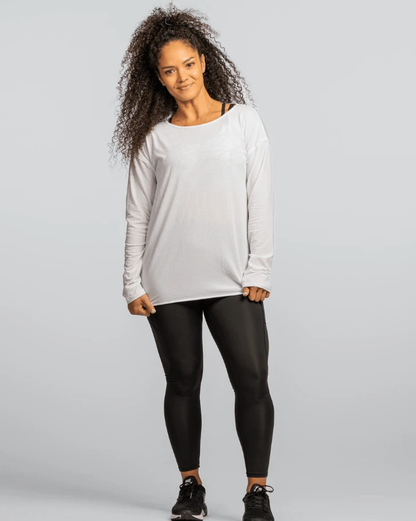 Hello Sunshine UPF Long Sleeve – No Headlights White by Handful