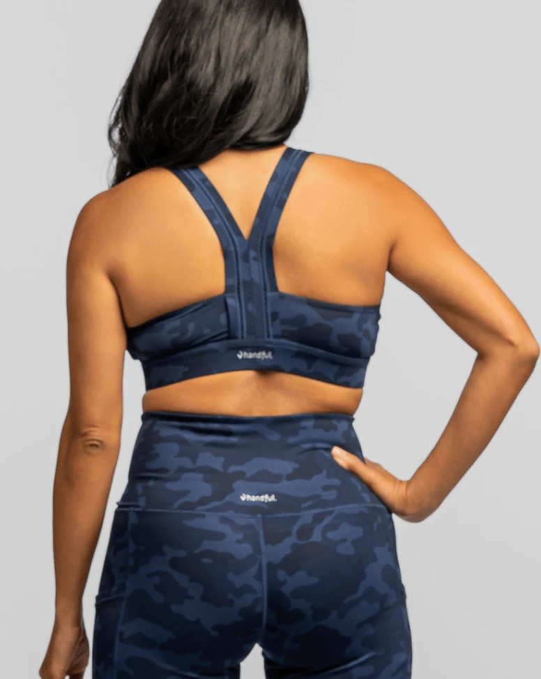 Y-Back Bra – Looker (Navy Camo) by Handful