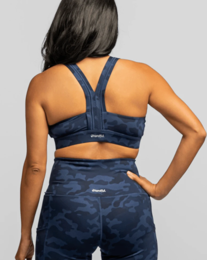 Y-Back Bra – Looker (Navy Camo) by Handful