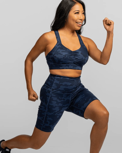 Y-Back Bra – Looker (Navy Camo) by Handful