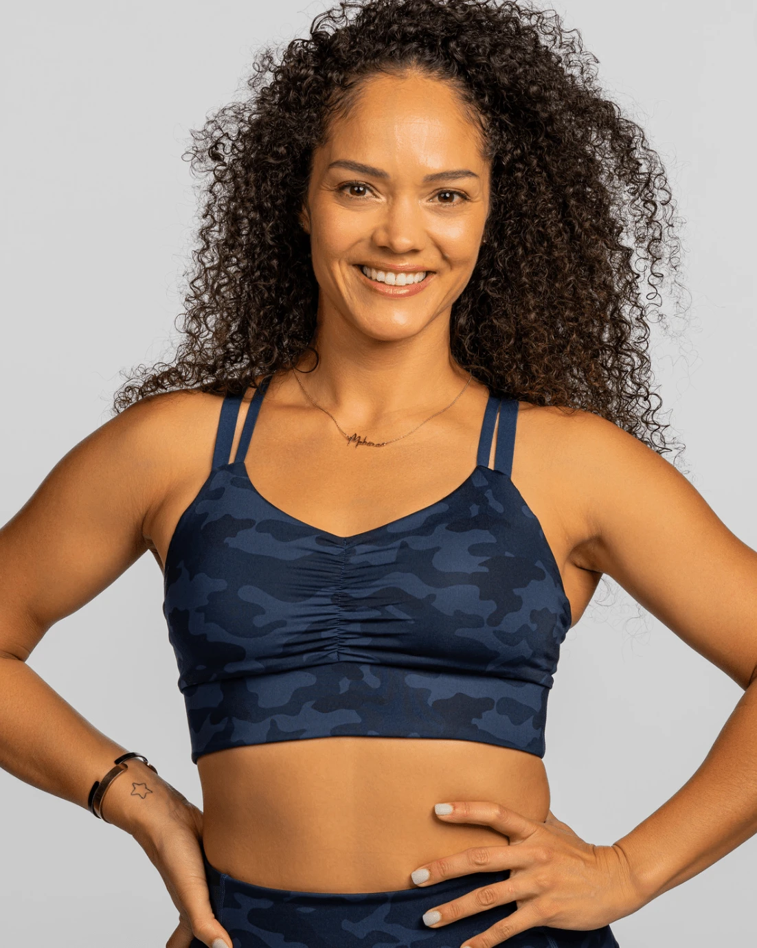 Double Down Bra – Looker (Navy Camo) by Handful