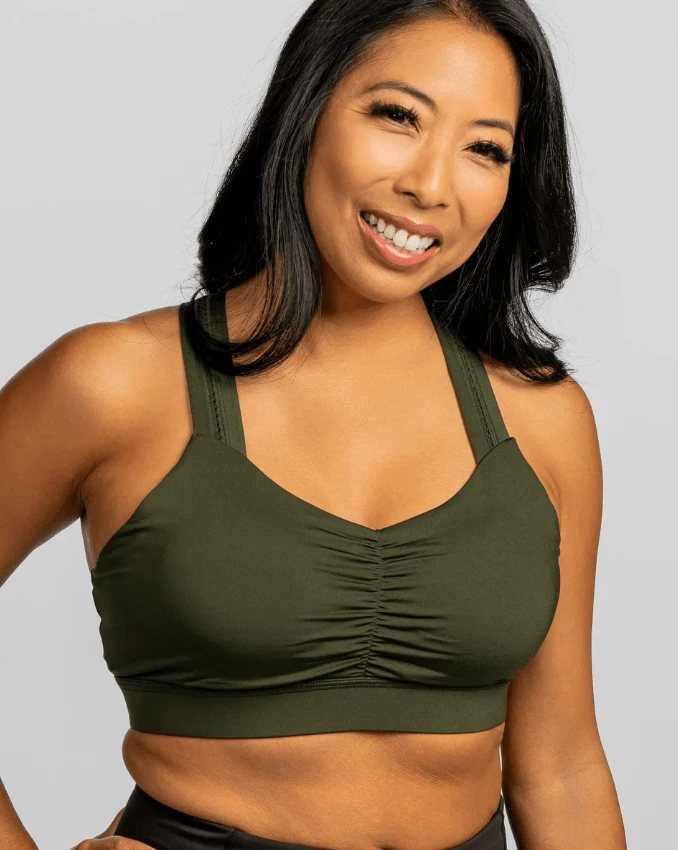 Y-Back Bra – JunipHer (Forest Green) by Handful
