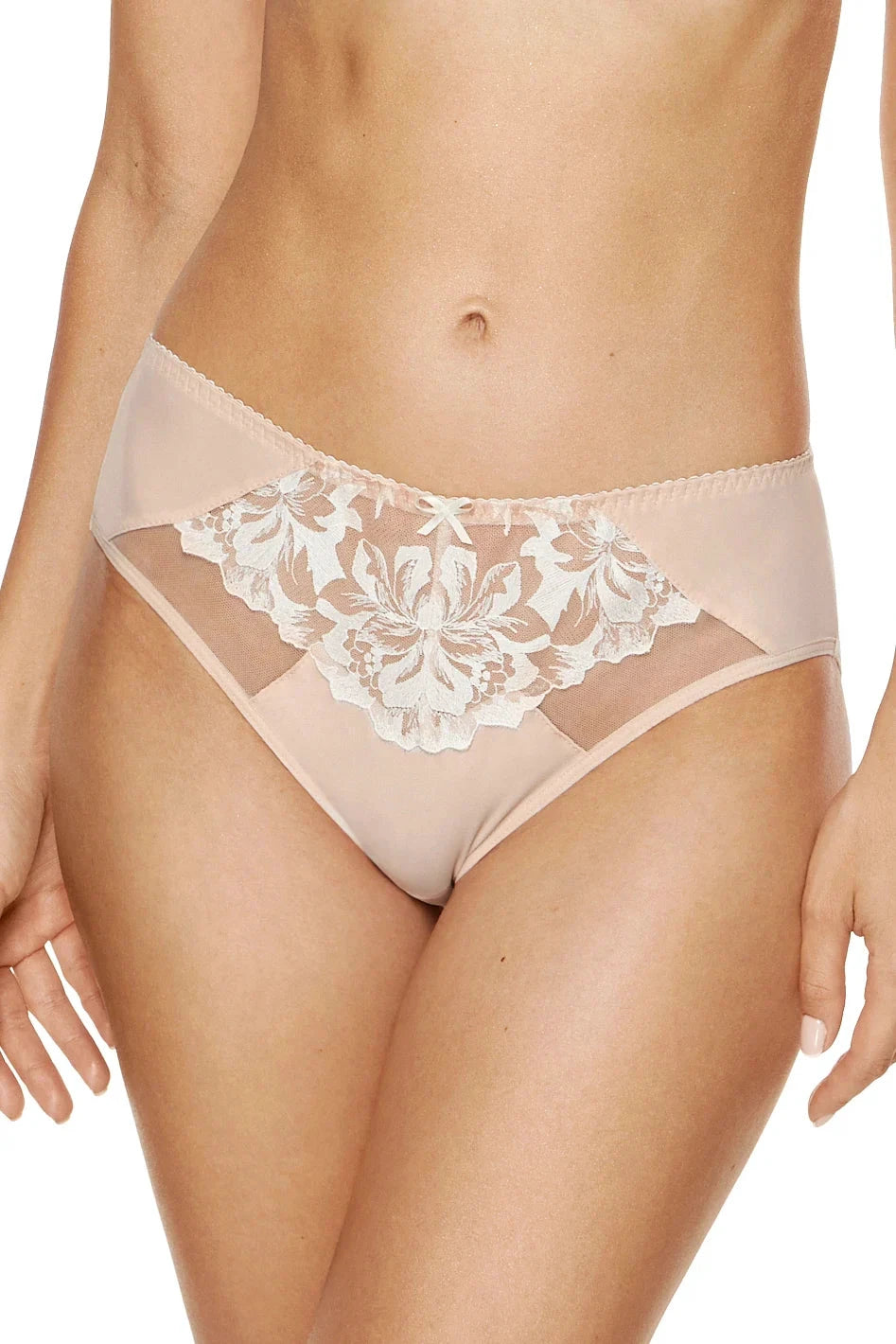 Semi-Sheer Embroidred Bikini Panty Gorteks Egerie by Gorteks Lingerie