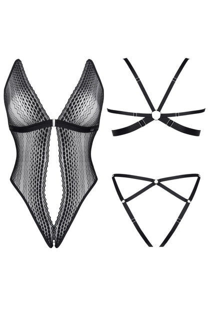 Demoniq Isbel Sexy Sheer Lace Body