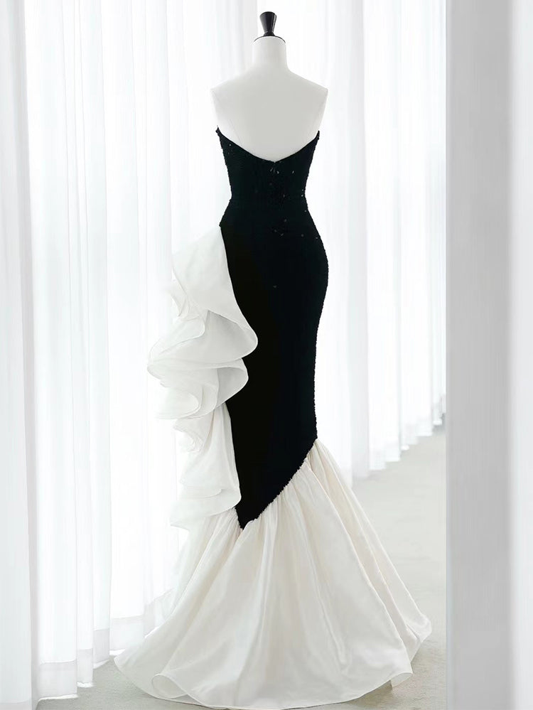 Estelle Crescendo Strapless Sequin Mermaid Gown
