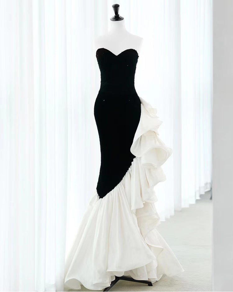 Estelle Crescendo Strapless Sequin Mermaid Gown