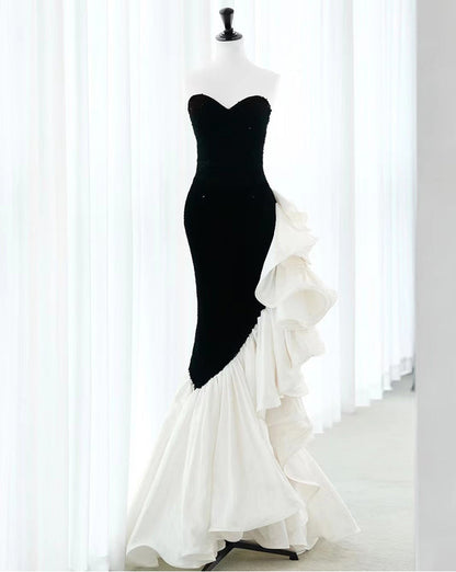 Estelle Crescendo Strapless Sequin Mermaid Gown