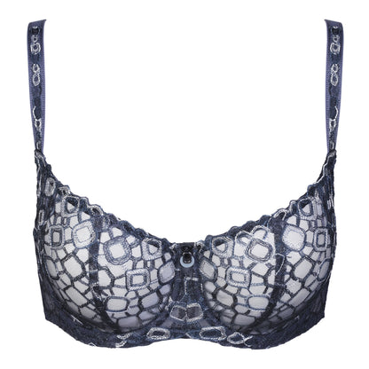 Sheer Embroidery Balconette Bra Sharon