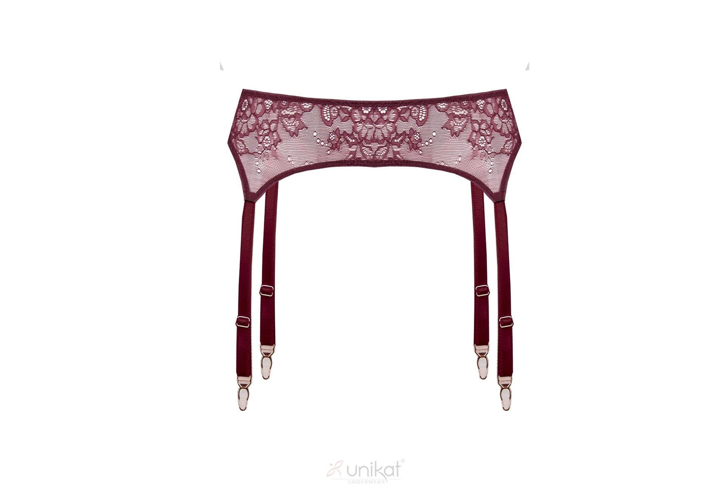 Sheer Mesh Lace Garter Belt Caro by Unikat Lingerie