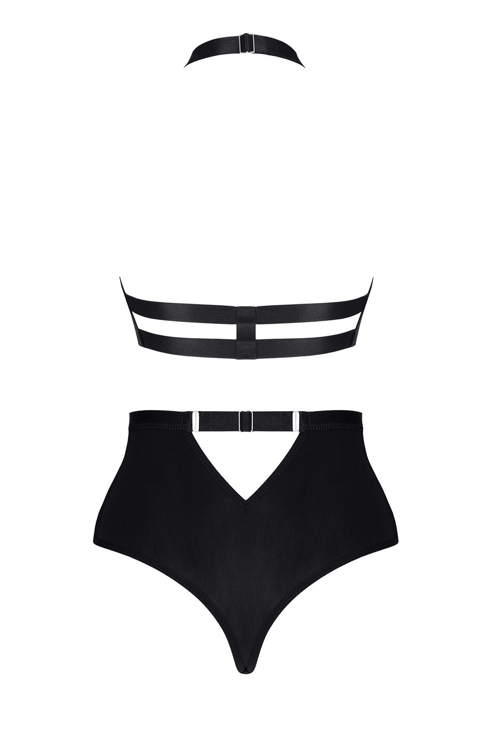 Demoniq Paloma Sheer Lace Bra & High Waist Shorts