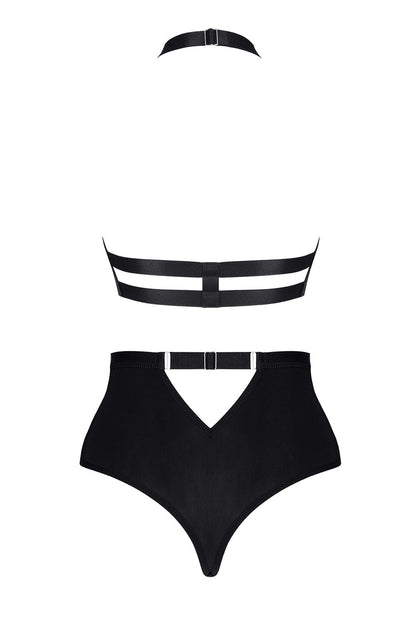Demoniq Paloma Sheer Lace Bra & High Waist Shorts