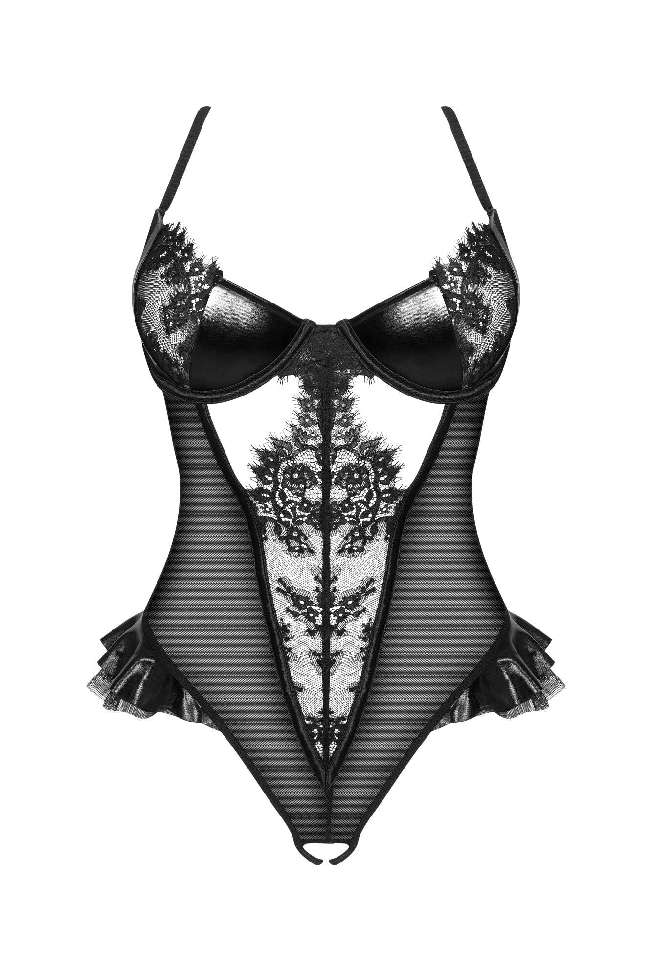 Beauty Night Rafaella Sheer Lace Teddy-3