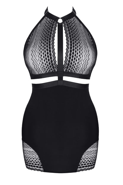 Demoniq Manuela Sheer Lace Top Dress