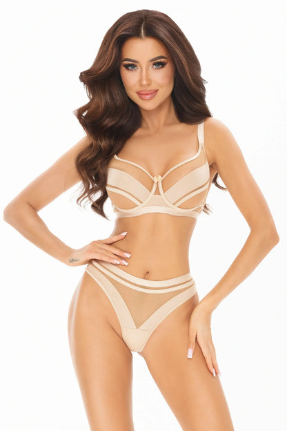 Axami Linea Nude Soft Brazilian Thong Panty