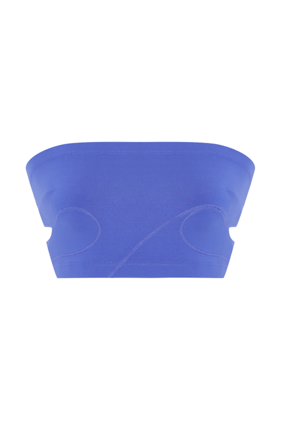 JENDUE Soline Crop - Seamless Strapless Bandeau Top