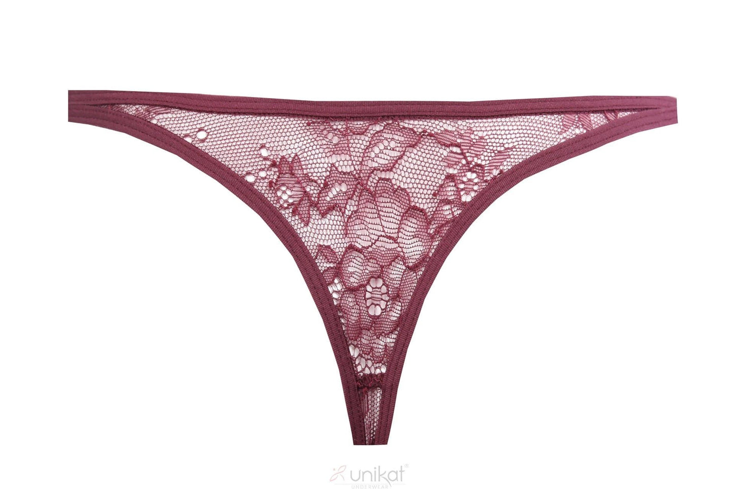 Sheer Mesh Lace Thong Panty Caro by Unikat Lingerie