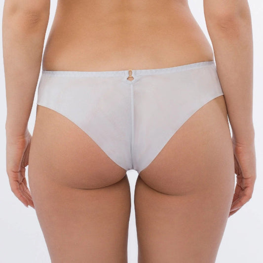 Sheer Mesh Tulle Embroidered Tanga Panty Sweet by Samanta Lingerie
