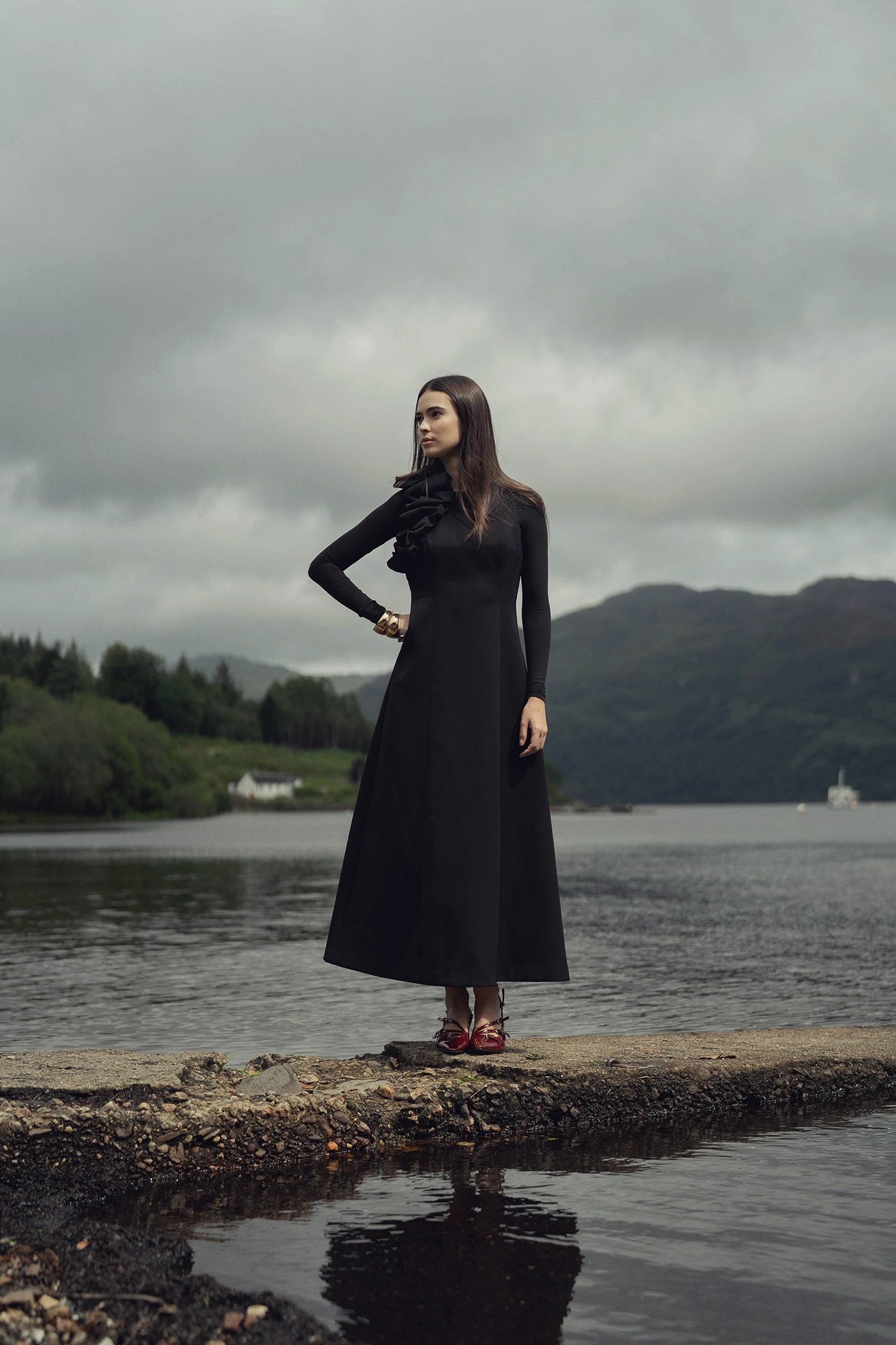 Dianna Dress-Black by MIRAGE